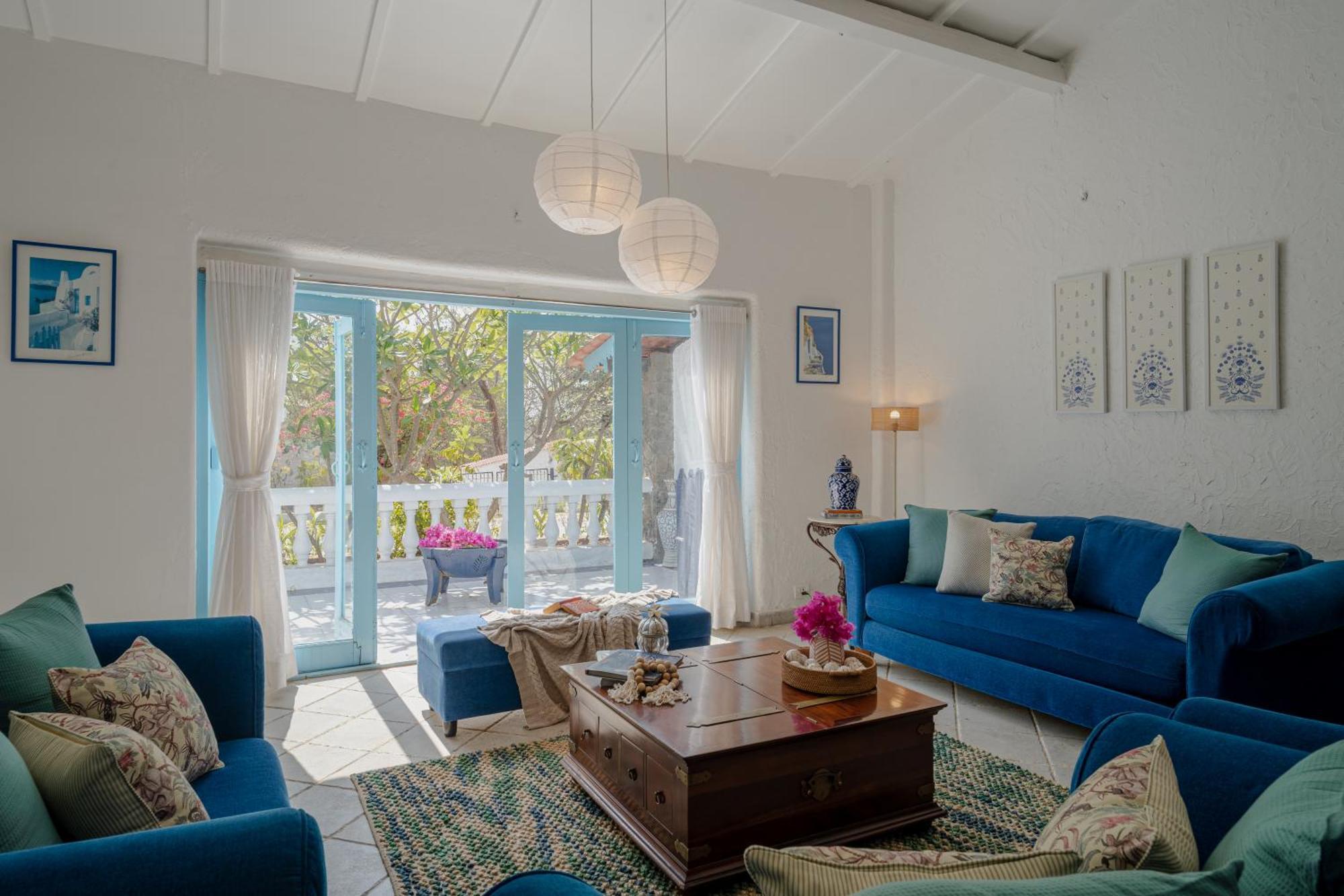 Lohonostays Villa Santorini อลีบาก ภายนอก รูปภาพ